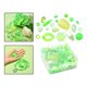 thumbnail image 1 of 1 caja surtida de sueltas acrílicas Macarena para hacer pulseras collares proyectos de bricolaje VERDE, 1 of 8