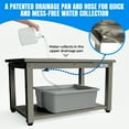 thumbnail image 3 of EZ Laundry Pedestal 29" x 16" Washer and Dryer Platform Stand – Steel Frame, Grey, 3 of 11