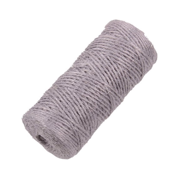Soimiss Hand Woven Rope Hemp Grey 1Pcs For Garden Twine And Crafts