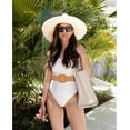 thumbnail image 5 of Zhengup Woven Belt for Women Straw Elastic Stretch Waist Belt Boho Belts Ladies Summer Beach Dress Belts, 5 of 6