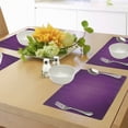 thumbnail image 3 of Ambesonne Purple Place Mats Set of 4, Abstract Style Modern, Standard Size, Purple, 3 of 5
