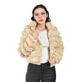 thumbnail image 4 of Chamarra de peluche /Juvenil, 7121 (Beige) beige M, 4 of 5