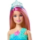 thumbnail image 4 of Barbie Dreamtopia Doll, Mermaid Toy with Water-Activated Light-Up Tail, Pink-Streaked Hair & 4 Colorful Light Shows, 4 of 5