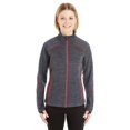 thumbnail image 1 of Ash City - North End Ladies' Flux MÃ©lange Bonded Fleece Jacket, 1 of 3