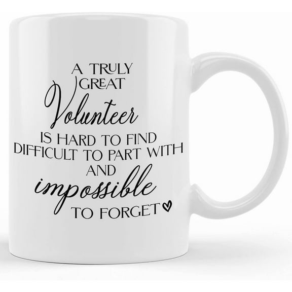 Volunteer Gifts Gift, Gift For Volunteer Mug, A Truly Amazing Volunteer Appreciation Gift, Magic Mug, Ceramic Novelty Coffee Mugs 11oz, 15oz Mug, Tea Cup, Gift Present Mug For Birthday,