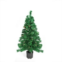 Product Image 2' Pre-Lit Color Changing Fiber Optic Artificial Christmas Tree - Multi Lights