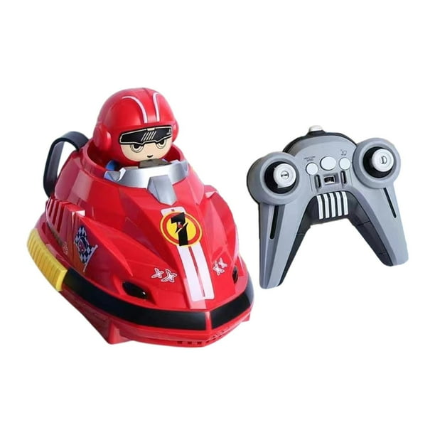 Coche de choque con control remoto, coche de choque con eyección RC para niños de 3, 4, 5 y 6 años en adelante rojo