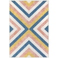 thumbnail image 4 of Yesurprise 9x12ft 1150Gsm Polyester Area Rugs - 350Gsm Pearl Velvet, Washed Back Folding Printed Carpet, Modern Gradual Style, Pink, 4 of 7