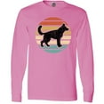 thumbnail image 3 of Inktastic German Shepherd Silhouette Vintage Retro Long Sleeve T-Shirt, 3 of 5