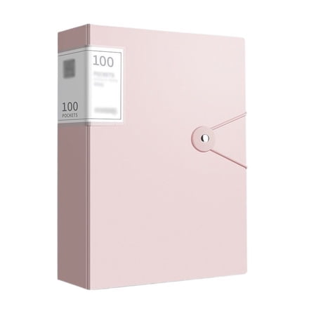 A4 Folder With Transparent Inserts 100 Pages Multilayer Large-capacity Data Book Multifunctional Data Storage Bag