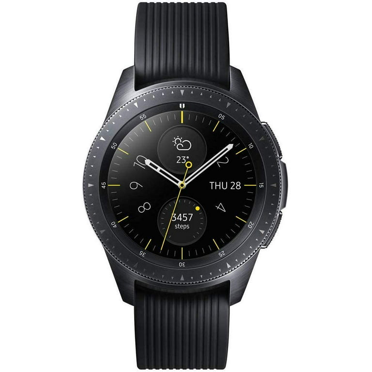 Politisk astronomi elektronisk Samsung Galaxy Watch (42mm) Black (Bluetooth), SM-R810 Refurbished Grade B  - Walmart.com