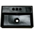 thumbnail image 4 of American Imaginations AI-28285 19.7 in. Rectangle Above Counter Matte Black Vessel for 3H4 in. Center Drilling, 4 of 5