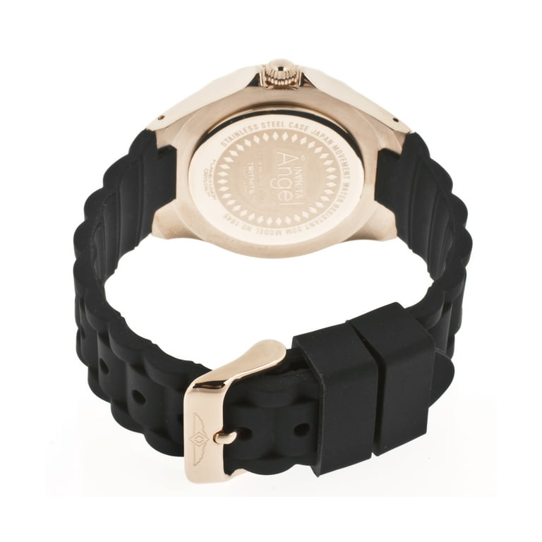 Invicta angel shop watch black