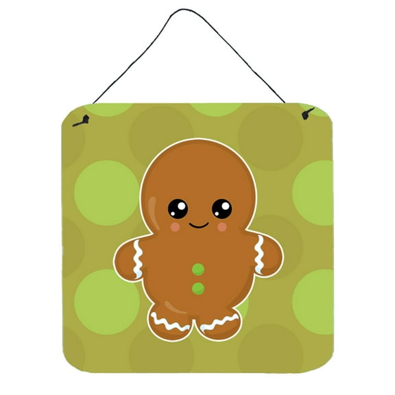 Christmas Gingerbread Man Wall or Door Hanging Prints