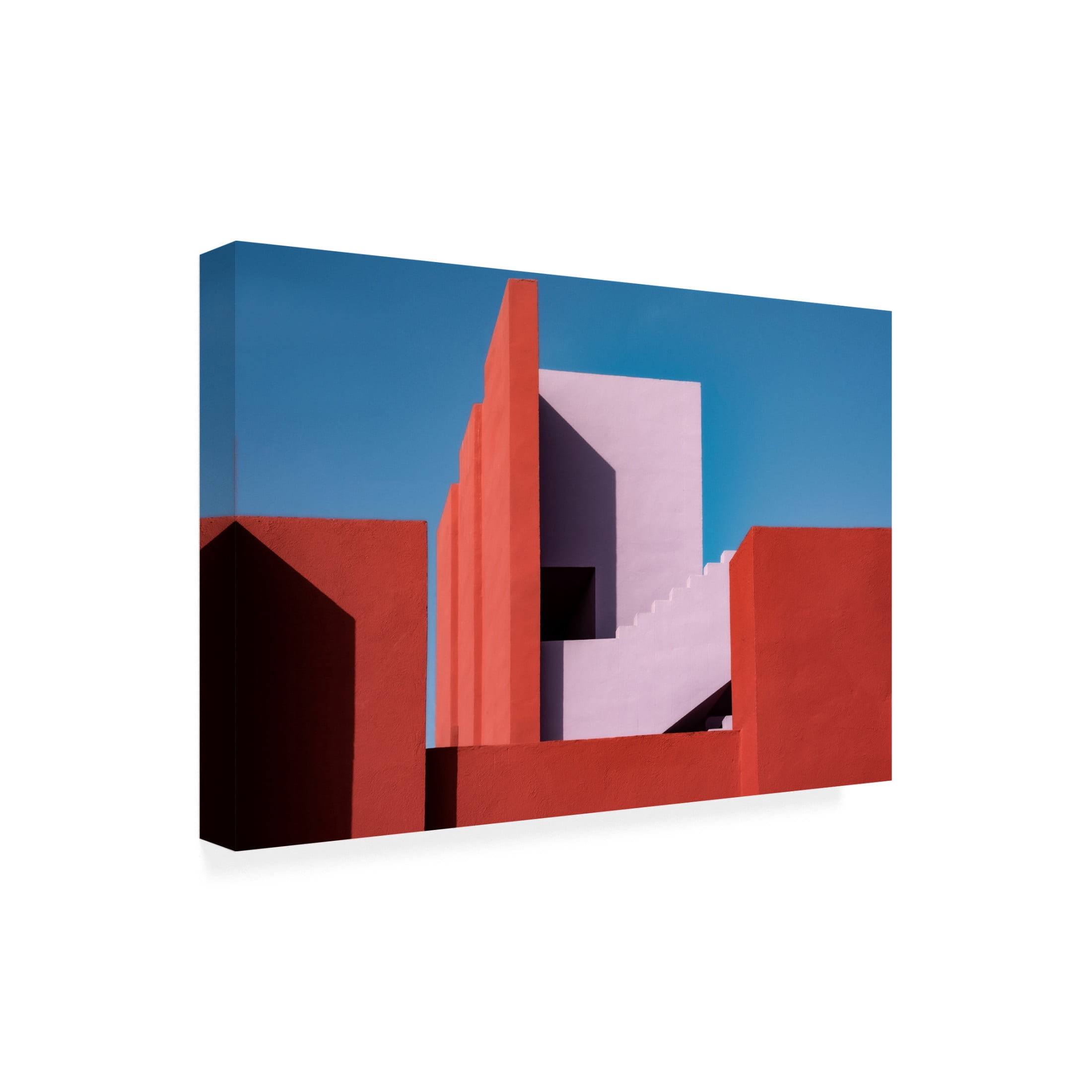 Trademark Fine Art Linda Wride Muralla Roja 47 Canvas Wall Art