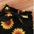 thumbnail image 6 of HESHENG Newborn Baby GirlS Sunflower Clothes Romper Tops Short Pants Headband Outfits 3PCS Set, Black, 0-3 months, 6 of 9