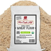 War Eagle Mill Unbleached Whole White Wheat Flour, Organic and Non-GMO, 25 lb. Bag
