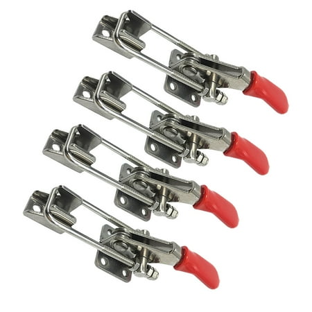 

Vertical Toggle Clamp Action 4 Pcs Adjustable Home Gadget Latch Solid Pipe Metal Quick Release Vise