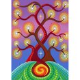 thumbnail image 1 of Taladro Pintura Diamante (DB6432) DIY 5D Mosaico Girar Árbol de la Vida Kit de Resina Redonda Completa 50x70cm FLhrweasw Nuevo, 1 of 1