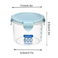 thumbnail image 3 of Airtight Plastic Storage Containers with Lids, Stackable Kitchen & Refrigerator Food Storage Boxes, Bpa-Free Pp, 600Ml/800Ml/1000Ml, 3 of 3