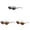 Black+Brown+Khaki, variant on Y2K Retro Oval Sunglasses for Women Trendy 90s Narrow Lightweight Shades Vintage Oval Sun Glasses Cool Cat Eye Sunglasses for Women 90s Narrow Lightweight Sunnies 1-3PC