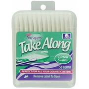 Swisspers Take Along Swabs 50 ea (Pack of 6)