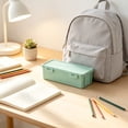 thumbnail image 6 of SLYNSHome Plastic Storage Box With Lid, Large Capacity Desktop Organizer Case,Mint Green Portable Container For Pens Markers And Small Desk Accessories, 6 of 6