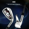 thumbnail image 2 of Women's Golf Club Set 8-Piece, Includes Driver, Stand Bag, 3 Head Covers, Right Hand, Red, 2 of 11