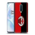 thumbnail image 1 of Head Case Designs Officially Licensed AC Milan Crest Red And Black Soft Gel Case Compatible With OnePlus OnePlus 8 5G, 1 of 7