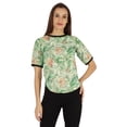 thumbnail image 1 of Inkmeso T-shirt à Col Rond pour Femme à Imprimé Regular Fit Haut-Bas, 1 of 7