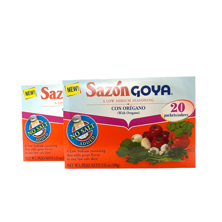 Goya Saz?n Low Sodium Seasoning Natural & Complete, 3.52 Ounce (Pack of 2)