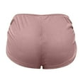 thumbnail image 5 of Cute Micro Pajamas Shorts for Women Low Rise Side Slit Pj Bottoms (Pink S), 5 of 5