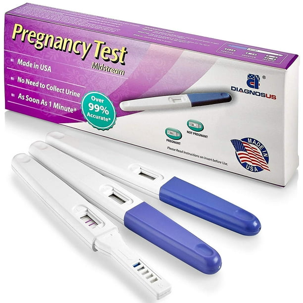Early Results Pregnancy Test (Pack of 3) Home Pregnancy Tests, Clear