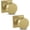 Satin Brass, variant on Mega Handles | Suana Door Knob and Deadbolt Combo | Polished Chrome