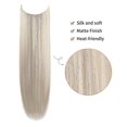 thumbnail image 2 of Extensiones de Cabello, Invisible Secret Wire Extensiones de Cabello con Corona Oculta Extensión de Cabello Oculta Recta de una Pieza Postizos sintéticos para Mujeres, 24 Pulgadas, 2 of 2