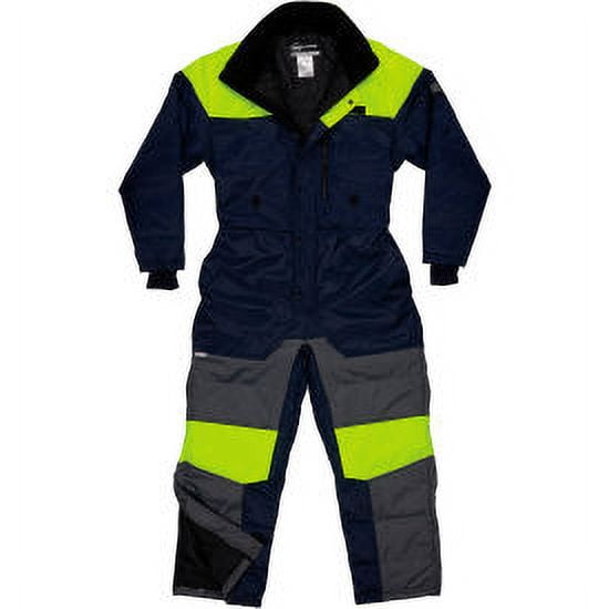 Ergodyne® N-Ferno® 6475 Cold Storage Thermal Insulated Coverall, 2XL, Navy