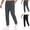 Grey, variant on Men Casual Pants Stretch Men's Air Conditioning Sports Trousers Breathable Loose Fit Ice Silk for Summer Outdoor Casual Wear