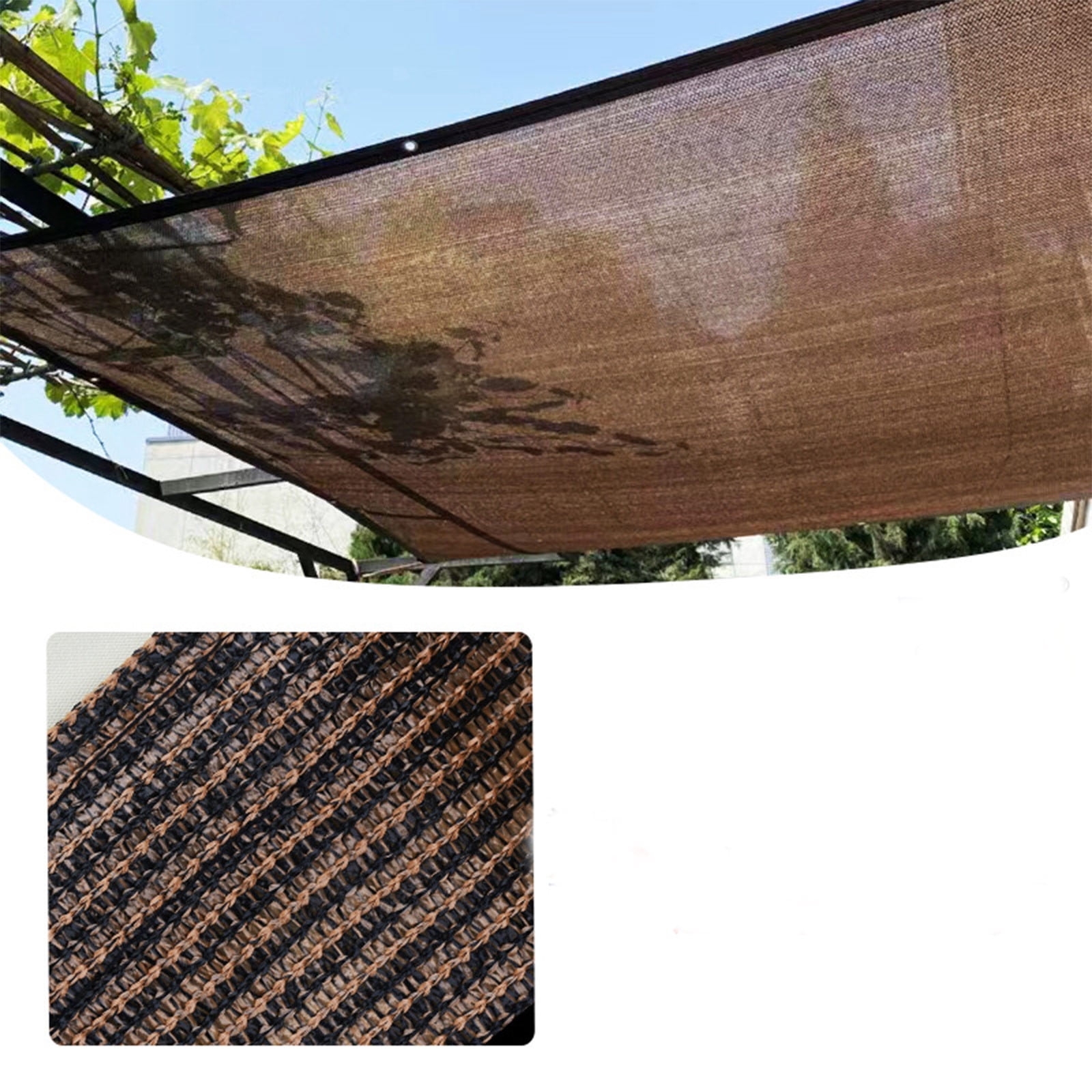 xuyanhg Clearance Curved Sun Shade, Outdoor Shade Cover Sand Rectangle Heavy Duty Permeable Backyard Shade Cloth For Patio Garden Sandbox (200CM x 200CM)