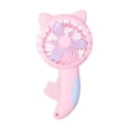 thumbnail image 4 of Ventilador manual de prensa con dibujos de animales, ventilador de verano para niños, para acampar al aire libre y oficina, 4 of 9
