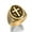 Gold color-B, variant on Vintage Christian Cross 14K Yellow Gold Ring Punk Men's Pagan Jesus Ring Fashion Jewelry Gifts