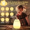 thumbnail image 4 of Luz nocturna para niños, luces nocturnas para guardería de gatos con batería, 4 of 4