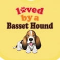 thumbnail image 4 of Inktastic Basset Hound Dog Lover Boys or Girls Baby Bib, 4 of 4