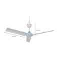 thumbnail image 1 of Portable Ceiling Fan Mini USB Tent Fans for Camping, Outdoor Hanging Gazebo Tents Ceiling Canopy Fan Compatible Battery Power, 1 of 6