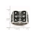 thumbnail image 7 of Chisel Stainless Steel Antiqued Cross Ring, 7 of 7