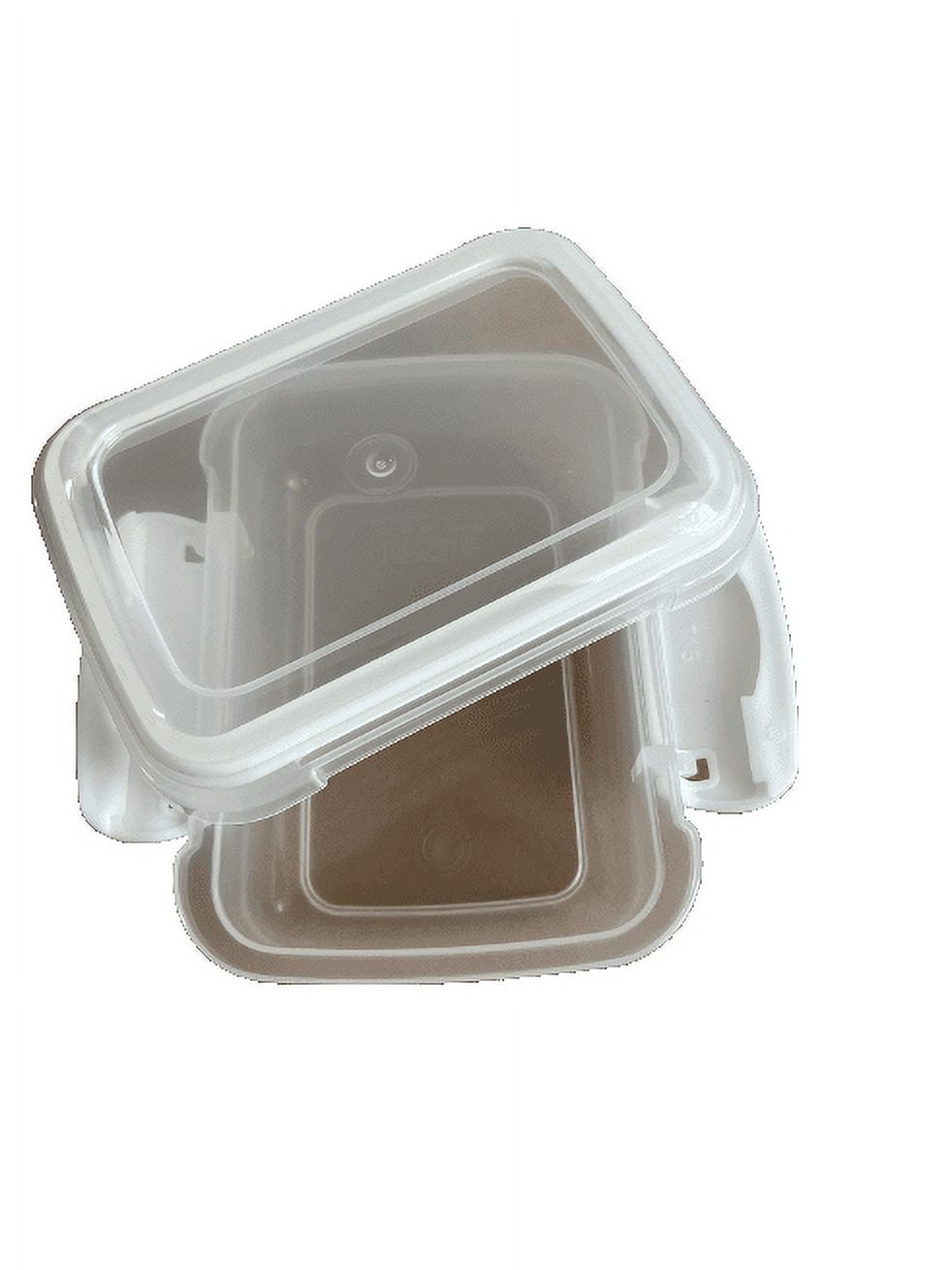 Lock-Top Snack Containers with Snap Latch Lids, 3 pack (Blue)