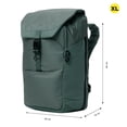 thumbnail image 3 of TOTTO Mochila Ergonómica Extra Grande para Hombre Porta Laptop 16 con Bolsillo Secreto | Escuela - O verde XG, 3 of 9