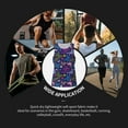 thumbnail image 7 of KLL Colorful Butterflies Print Men's Muscle Gym Workout Stringer Tank Tops Bodybuilding Fitness T-Shirts Tank Tops Men-X-Large, 7 of 7