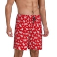 thumbnail image 2 of Goofa Hohoho Pattern Men's Pajama Short Sleep Shorts Soft Comfortable Breathable Pajamas Shorts with Pockets-4X-Large, 2 of 6