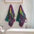 thumbnail image 4 of Dreamtimes Galaxy Soft Hand Towels 2-Piece Absorbent Bath Towel Decorative Fingertip Towels for Bathroom Gym Spa Hotel Beach Swimming Pool,14.4" x 28.3", 4 of 7