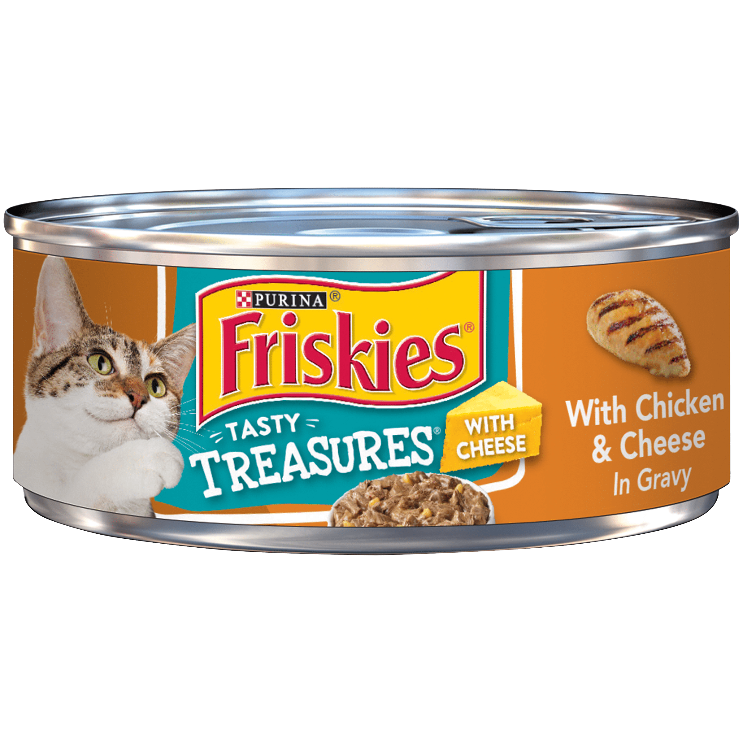 Friskies Gravy Wet Cat Food, Tasty Treasures With Chicken & Liver 5.5